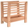 Revistero de madera maciza nogal 40x26,5x38,5 cm en Revisteros | Comprar online en Foru.es