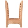 Revistero de madera maciza nogal 40x26,5x38,5 cm en Revisteros | Comprar online en Foru.es