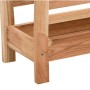 Revistero de madera maciza nogal 40x26,5x38,5 cm en Revisteros | Comprar online en Foru.es