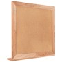 Espejo de pared madera maciza nogal 55x55 cm en Espejos | Comprar online en Foru.es