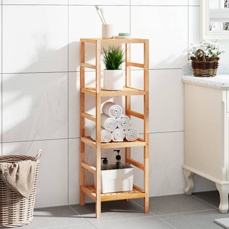 Estantería de baño madera maciza de nogal 35,5x35,5x112,5 cm en Librerías y estanterías | Comprar online en Foru.es