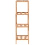 Estantería de baño madera maciza nogal 36x36x112 cm en Librerías y estanterías | Comprar online en Foru.es