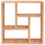 Estante de pared madera maciza nogal 49x15x49 cm en Estanterías | Comprar online en Foru.es