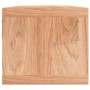 Estante de pared con cestas madera maciza nogal 62x18x16 cm en Estanterías | Comprar online en Foru.es