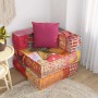 Puf modular con cojín de tela Patchwork en Decoración | Comprar online en Foru.es