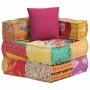 Puf modular con cojín de tela Patchwork en Decoración | Comprar online en Foru.es