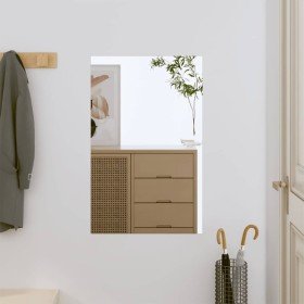 Espejo de pared vidrio rectangular 40x60 cm en Espejos | Comprar online en Foru.es