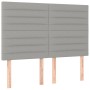 Cama box spring colchón y luces LED tela gris claro 140x190 cm de vidaXL, Camas y somieres - Ref: Foro24-3135509, Precio: 523...