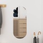 Espejo de pared vidrio ovalado 25x60 cm en Espejos | Comprar online en Foru.es