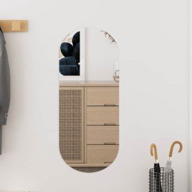 Espejo de pared vidrio ovalado 25x60 cm en Espejos | Comprar online en Foru.es