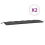 Cojines de banco de jardín 2 uds antracita 180x50x7 cm de vidaXL, Cojines para sillas y sofás - Ref: Foro24-315028, Precio: 7...