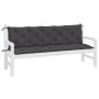 Cojines de banco de jardín 2 uds antracita 180x50x7 cm de vidaXL, Cojines para sillas y sofás - Ref: Foro24-315028, Precio: 7...