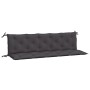 Cojines de banco de jardín 2 uds antracita 180x50x7 cm de vidaXL, Cojines para sillas y sofás - Ref: Foro24-315028, Precio: 7...