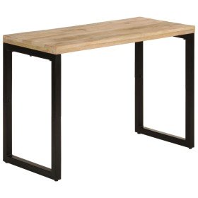 Mesa de comedor madera maciza de mango 110x50x76 cm en Mesas de comedor | Comprar online en Foru.es