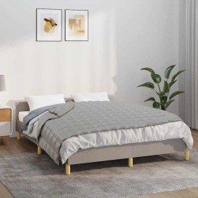 Manta con peso tela gris 150x200 cm 11 kg en Ropa de cama | Comprar online en Foru.es