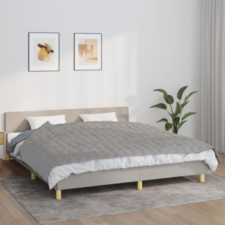 Manta con peso tela gris 155x220 cm 11 kg en Ropa de cama | Comprar online en Foru.es