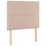 Cama box spring colchón LED cuero sintético capuchino 120x200cm de vidaXL, Camas y somieres - Ref: Foro24-3135878, Precio: 39...