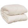 Manta con peso tela color crema claro 155x220 cm 11 kg en Ropa de cama | Comprar online en Foru.es
