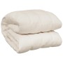 Manta con peso tela color crema claro 200x225 cm 9 kg en Ropa de cama | Comprar online en Foru.es