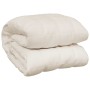 Manta con peso tela color crema claro 200x225 cm 13 kg en Ropa de cama | Comprar online en Foru.es