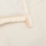 Manta con peso tela color crema claro 235x290 cm 15 kg en Ropa de cama | Comprar online en Foru.es