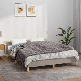 Manta con peso tela gris 150x200 cm 7 kg en Ropa de cama | Comprar online en Foru.es
