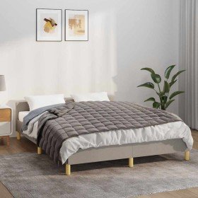 Manta con peso tela gris 150x200 cm 7 kg en Ropa de cama | Comprar online en Foru.es