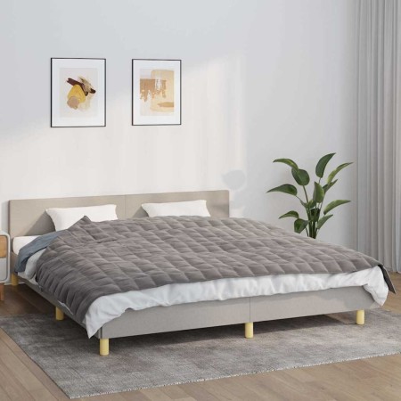 Manta con peso tela gris 155x220 cm 7 kg en Ropa de cama | Comprar online en Foru.es