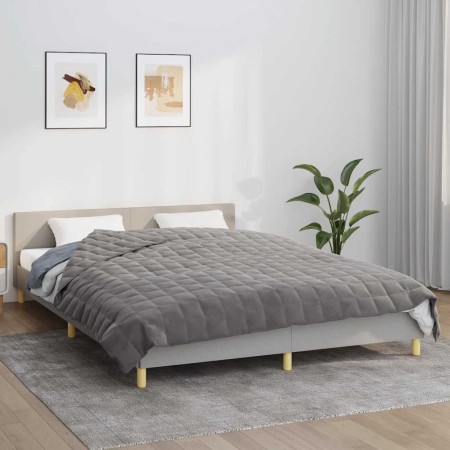 Manta con peso tela gris 200x225 cm 13 kg en Ropa de cama | Comprar online en Foru.es