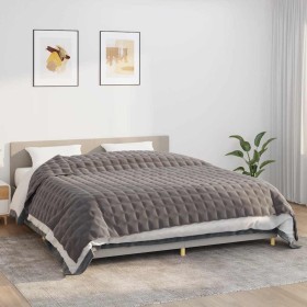 Manta con peso tela gris 220x260 cm 11 kg en Ropa de cama | Comprar online en Foru.es