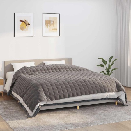 Manta con peso tela gris 235x290 cm 15 kg en Ropa de cama | Comprar online en Foru.es