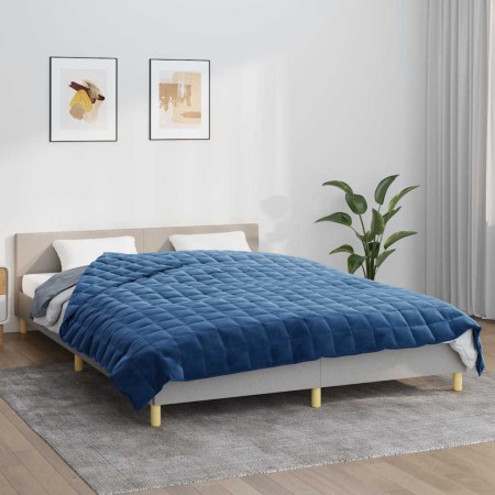 Manta con peso tela azul 220x235 cm 15 kg en Ropa de cama | Comprar online en Foru.es