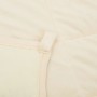 Manta con peso tela color crema claro 150x200 cm 7 kg en Ropa de cama | Comprar online en Foru.es