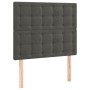 Cama box spring colchón y LED terciopelo gris oscuro 100x200 cm de vidaXL, Camas y somieres - Ref: Foro24-3136348, Precio: 34...