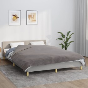 Manta con peso con funda tela gris 200x200 cm 13 kg en Ropa de cama | Comprar online en Foru.es