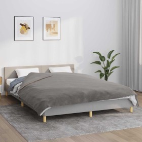 Manta con peso con funda tela gris 200x225 cm 9 kg en Ropa de cama | Comprar online en Foru.es