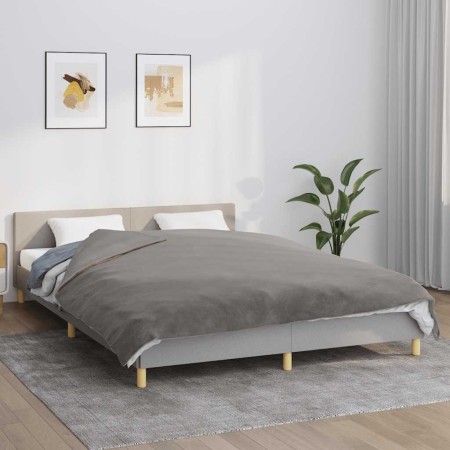 Manta con peso con funda tela gris 200x225 cm 9 kg en Ropa de cama | Comprar online en Foru.es