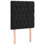 Cama box spring colchón y LED terciopelo negro 80x200 cm de vidaXL, Camas y somieres - Ref: Foro24-3136271, Precio: 347,84 €,...
