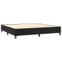Cama box spring colchón y LED terciopelo negro 200x200 cm de vidaXL, Camas y somieres - Ref: Foro24-3136025, Precio: 643,82 €...