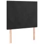 Cama box spring colchón y LED terciopelo negro 100x200 cm de vidaXL, Camas y somieres - Ref: Foro24-3135989, Precio: 340,98 €...