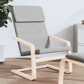 Sillón de relax de tela gris claro en Sillones | Comprar online en Foru.es
