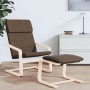 Sillón de relax de tela marrón oscuro en Sillones | Comprar online en Foru.es
