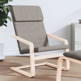 Sillón de relax de tela gris taupe en Sillones | Comprar online en Foru.es
