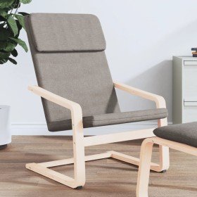 Sillón de relax de tela gris taupe en Sillones | Comprar online en Foru.es
