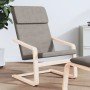 Sillón de relax de tela gris taupe en Sillones | Comprar online en Foru.es