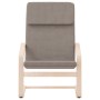 Sillón de relax de tela gris taupe en Sillones | Comprar online en Foru.es