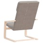 Sillón de relax de tela gris taupe en Sillones | Comprar online en Foru.es