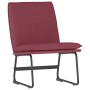 Sillón de relax tela rojo tinto 52x75x76 cm en Sillones | Comprar online en Foru.es