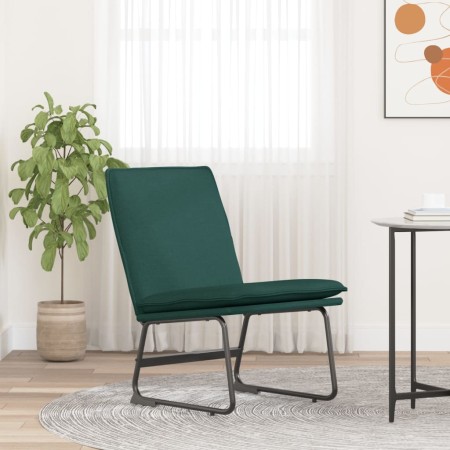 Sillón de relax tela verde oscuro 52x75x76 cm en Sillones | Comprar online en Foru.es