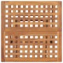 Set comedor de jardín plegable 3 piezas madera de teca cojines en Conjuntos de jardín | Comprar online en Foru.es